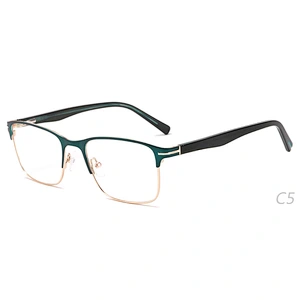 spectacles square metal optical frames glasses ready stock