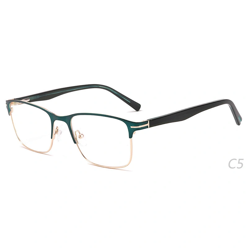 spectacles square metal optical frames glasses ready stock