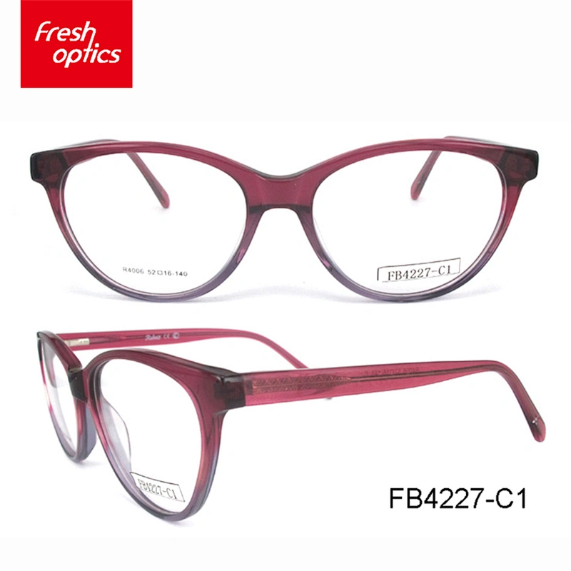 FB4227 Hot sell acetate frames PC lens fashion eyeglasses