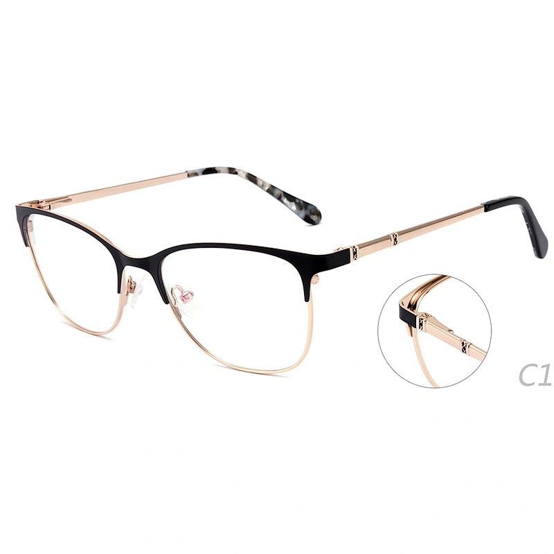 Best quality ready stock metal optical glasses manufacture eye frames