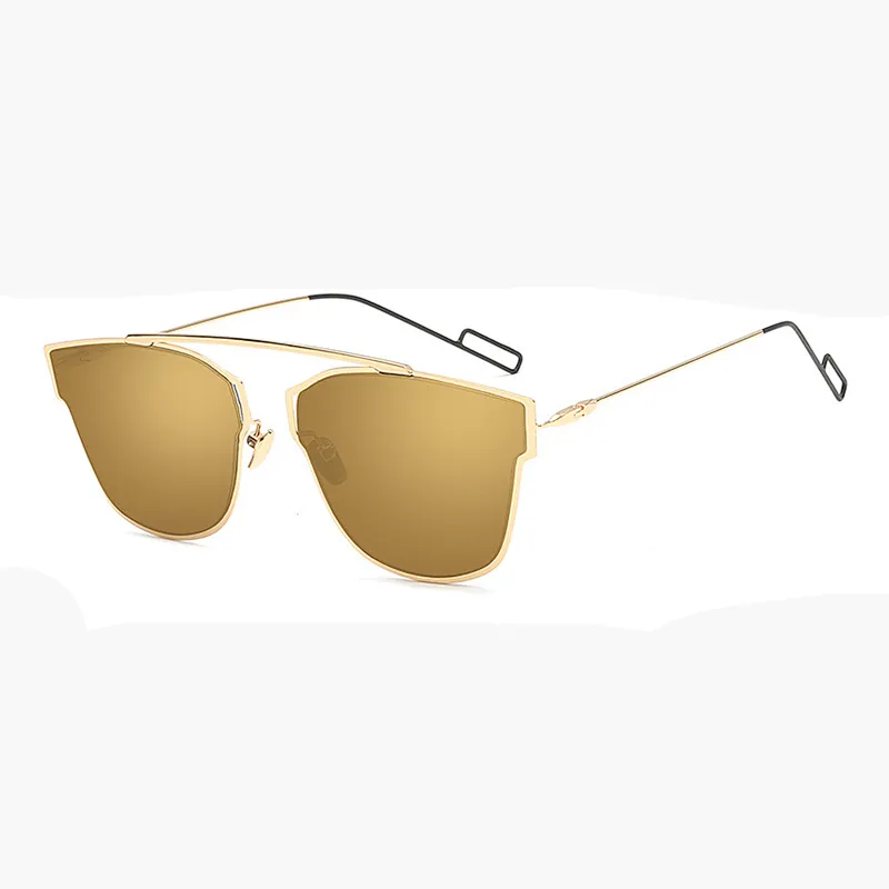 GD307 Latest design superior quality gold oversized oem sunglasses