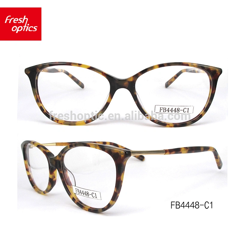 FB4448 fashion european designer eyeglasses cheap acetate glasses spectacle frame