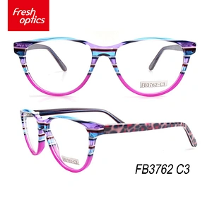 FB3762 Acetate dazzle colour trend eyewear frames for youth, unisex acetate optical frames
