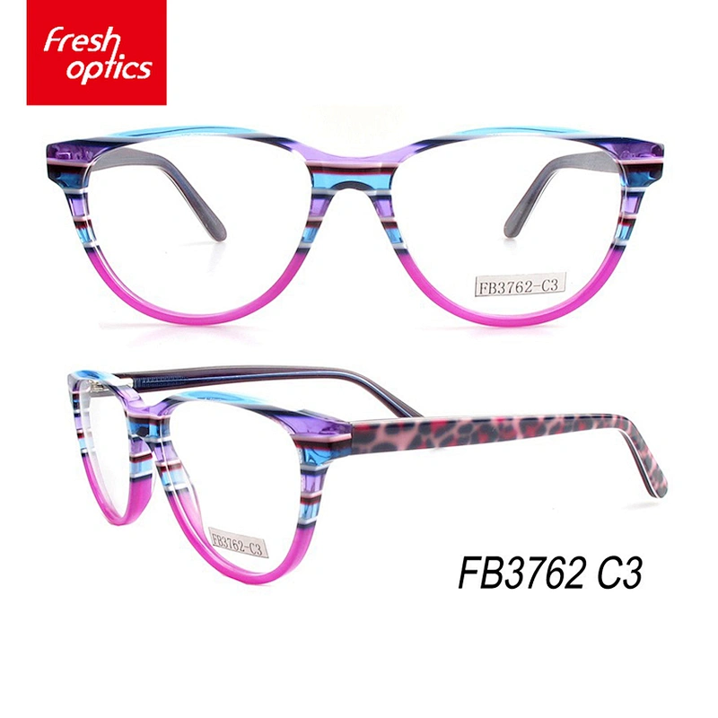 FB3762 Acetate dazzle colour trend eyewear frames for youth, unisex acetate optical frames