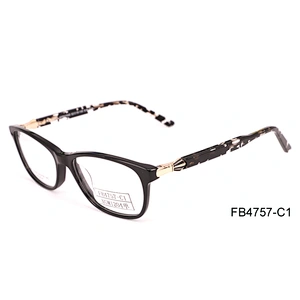 FB4757 Acetate frame optical eyeglass stocks low price eyewear ready goods