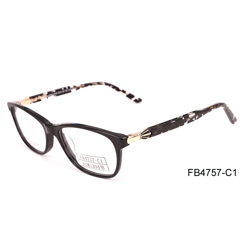 FB4757 Acetate frame optical eyeglass stocks low price eyewear ready goods