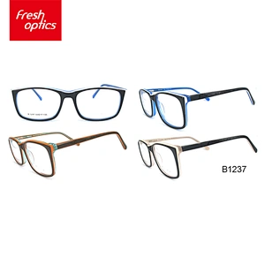 B1237 Good quality flexible optical plastic frame eyeglasses for boy