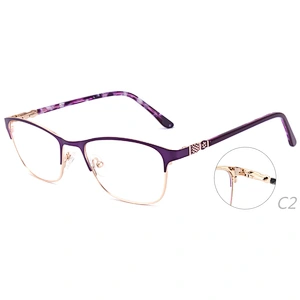 full-rim prescription metal optical glasses frame ready stock