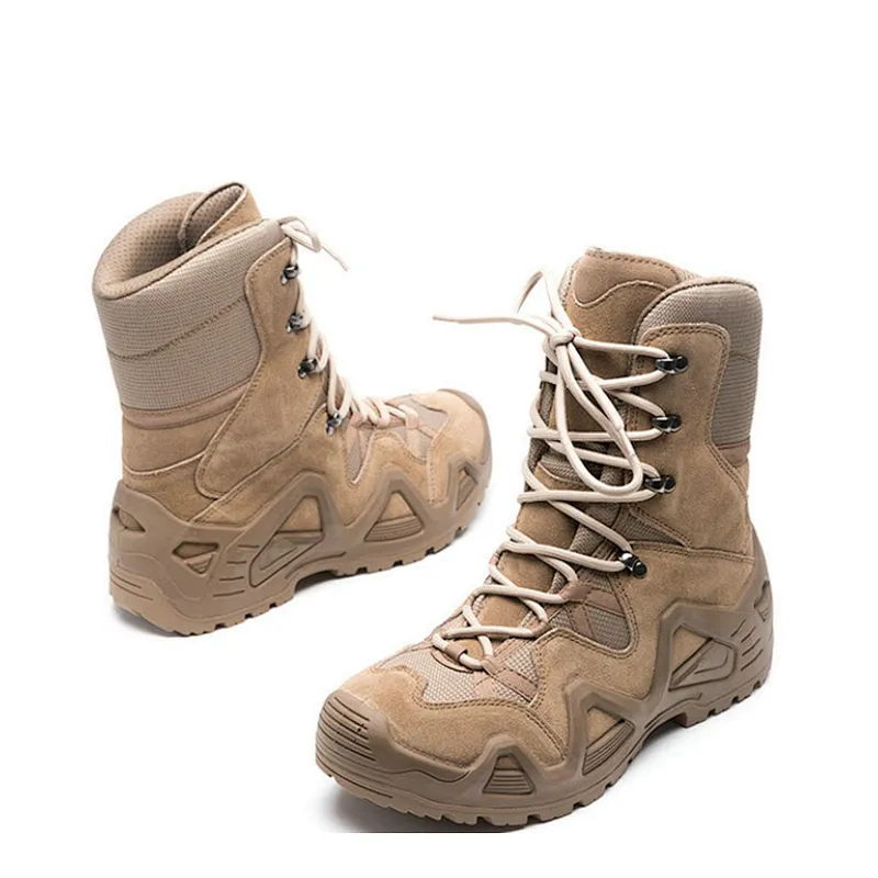 2019 new style men's zipper side army boots Military Tactical Boots