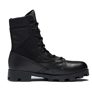 Factory cheap leather tactical desert boots army military combat boots Panama boots combat