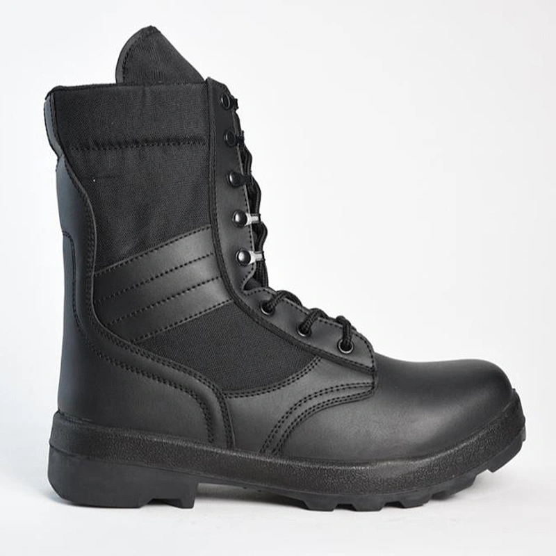 Military Boots Tactical Black Leather Boots police boots