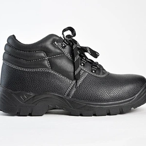2018 new style men's leather safety boots safety shoes with steel toe
