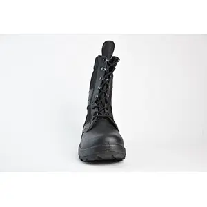 Military Boots Tactical Black Leather Boots police boots