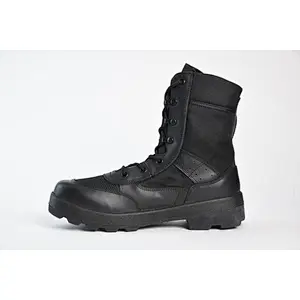 new style Military Boot injection sole leather military shoes