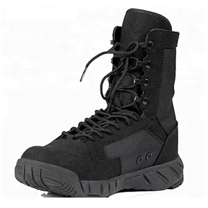desert leather boots Ultra light shoes military boots  tan tactical shoes for men desert boots