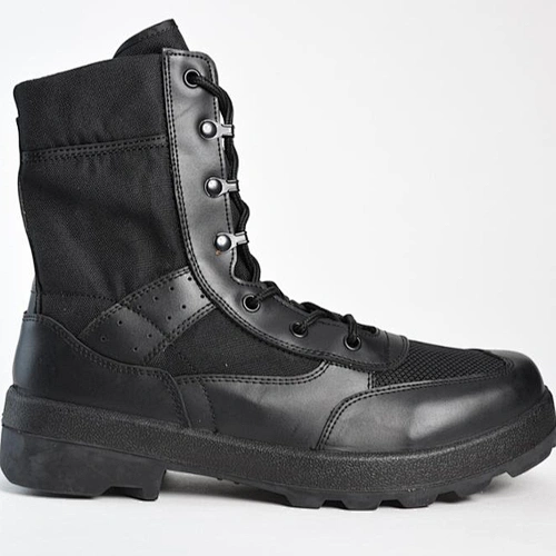 new style Military Boot injection sole leather military shoes