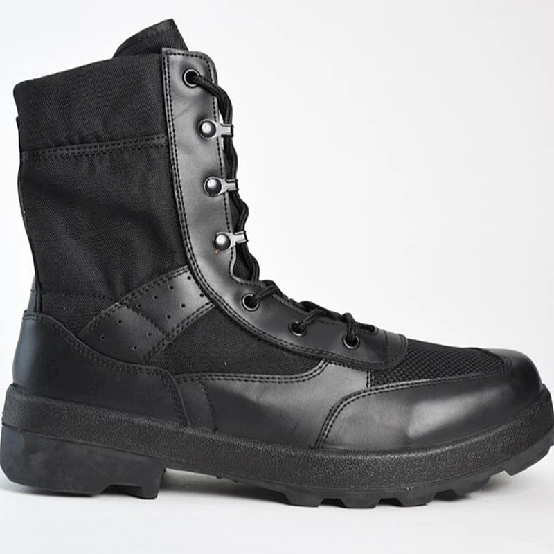 new style Military Boot injection sole leather military shoes