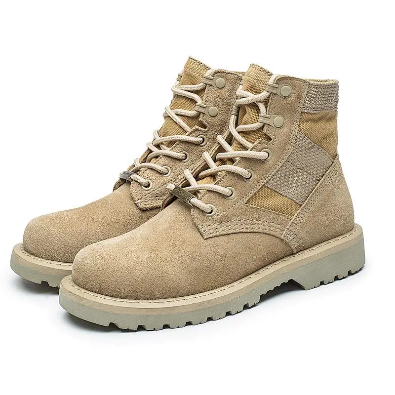 black leather military boots hiking boot walking shoes climbing shoes OUTDOOR SHOES