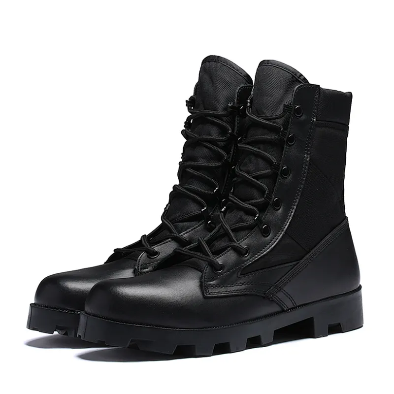 Hot Sale 2019 Factory Wholesale Durable Combat Boots LIghtweight Military Boots for Army and Police, Special Forces
