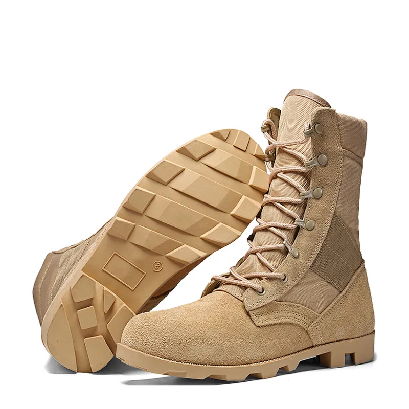 Hot Sale 2019 Factory Wholesale Durable Combat Boots LIghtweight Military Boots for Army and Police, Special Forces