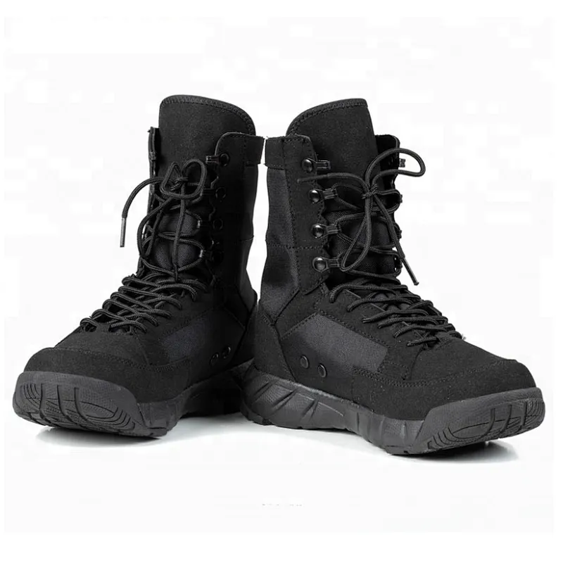 desert leather boots Ultra light shoes military boots  tan tactical shoes for men desert boots