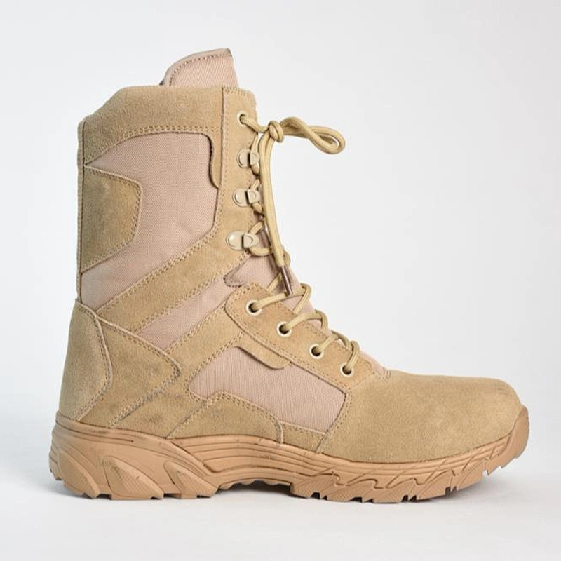 Military Boots cow suede desert combat boots