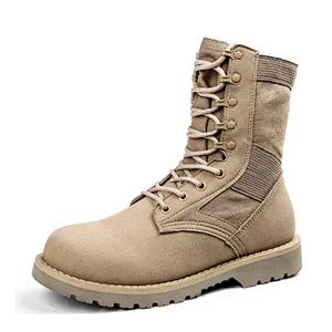 black leather military boots hiking boot walking shoes climbing shoes OUTDOOR SHOES