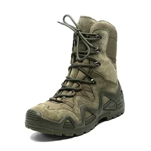 2019 new style men's zipper side army boots Military Tactical Boots