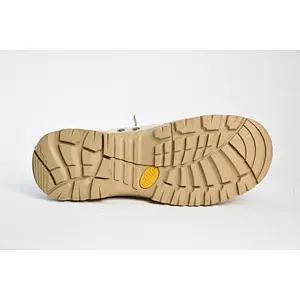 2018 Sand color cow suede leather military desert boots men