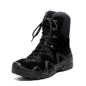 2019 new style men's zipper side army boots Military Tactical Boots