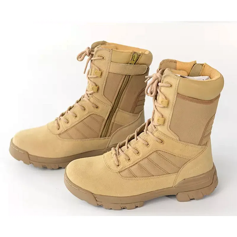 Factory OEM High quality Hot sale outdoor desert Military Army tactical boots botas militares