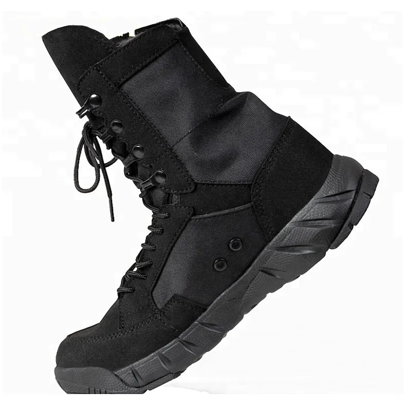 desert leather boots Ultra light shoes military boots  tan tactical shoes for men desert boots