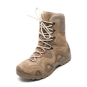 2019 new style men's zipper side army boots Military Tactical Boots