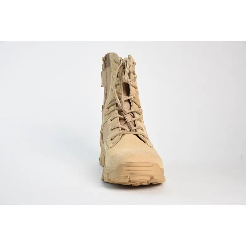 2018 Cheap price suede leather deltav side zipper tactical military boots