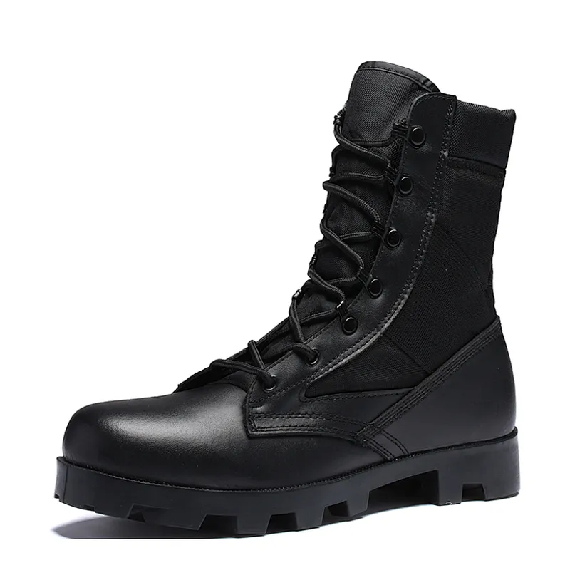 Hot Sale 2019 Factory Wholesale Durable Combat Boots LIghtweight Military Boots for Army and Police, Special Forces