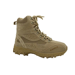 2015 FULL-GARIN LEATHER CLASSIC NEW DESIGN MILITARY FLY BLACK BOOT