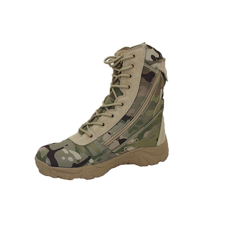 New Design genuine leather police combat boot army combat boot military Combat boot