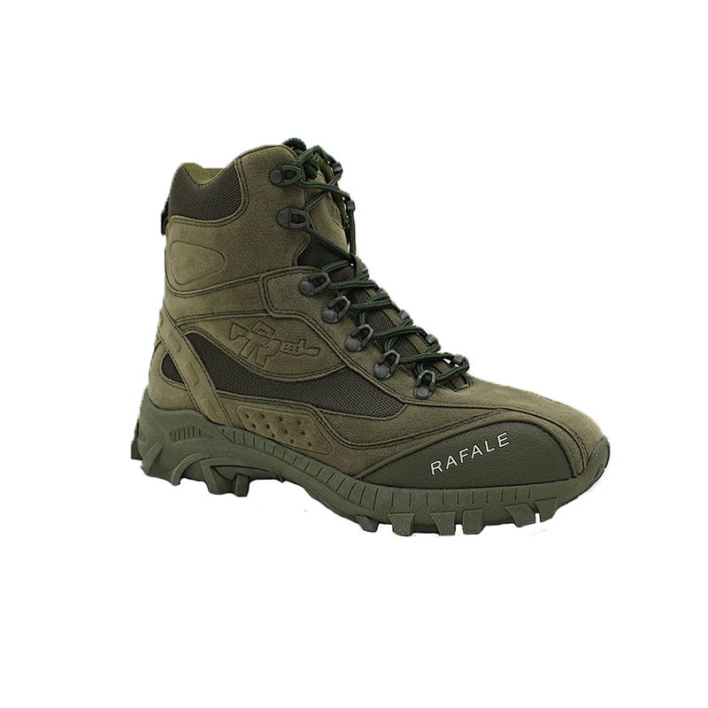 2016 Genuine Leather Black Army Boots