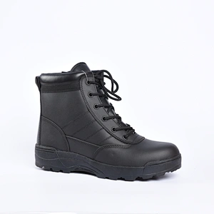 full leather boots police boots military boots