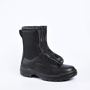 leather boots Police boot military boots army shoes