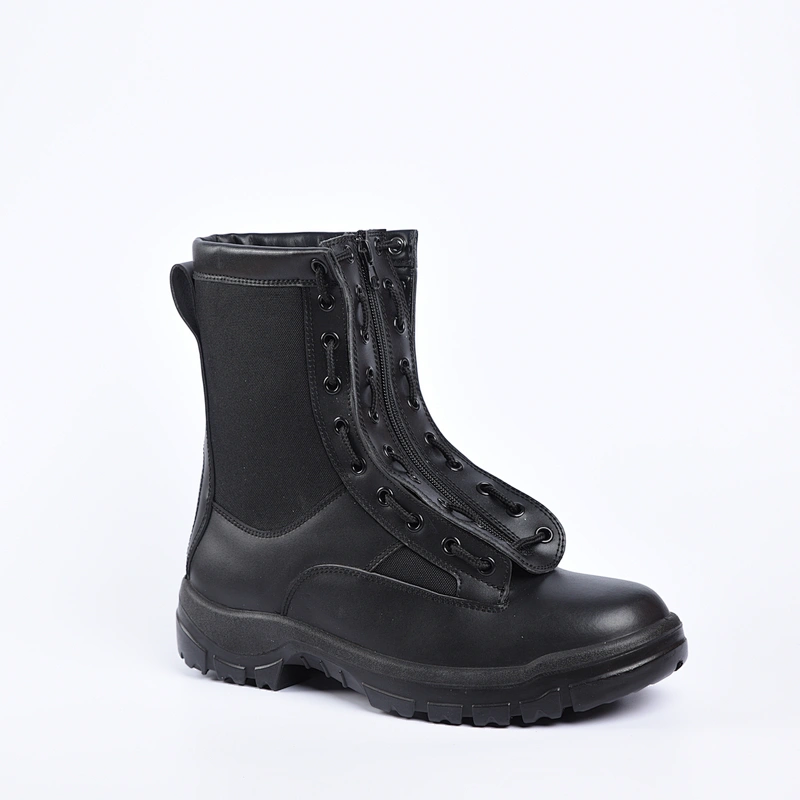 leather boots Police boot military boots army shoes