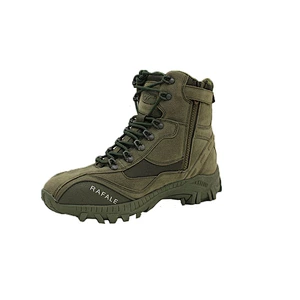 2016 Genuine Leather Black Army Boots
