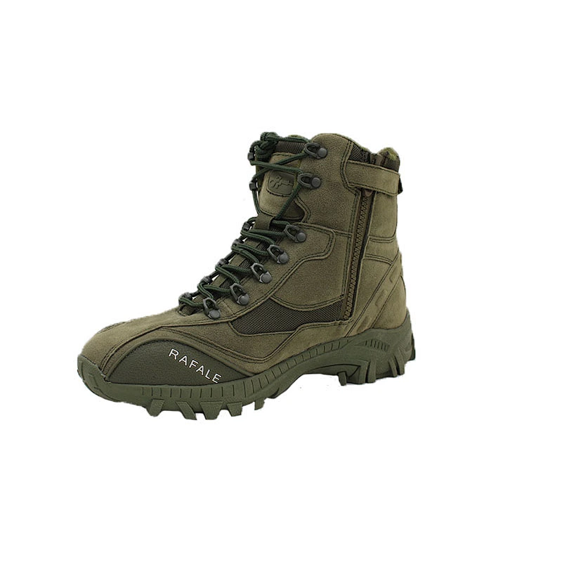2016 Genuine Leather Black Army Boots