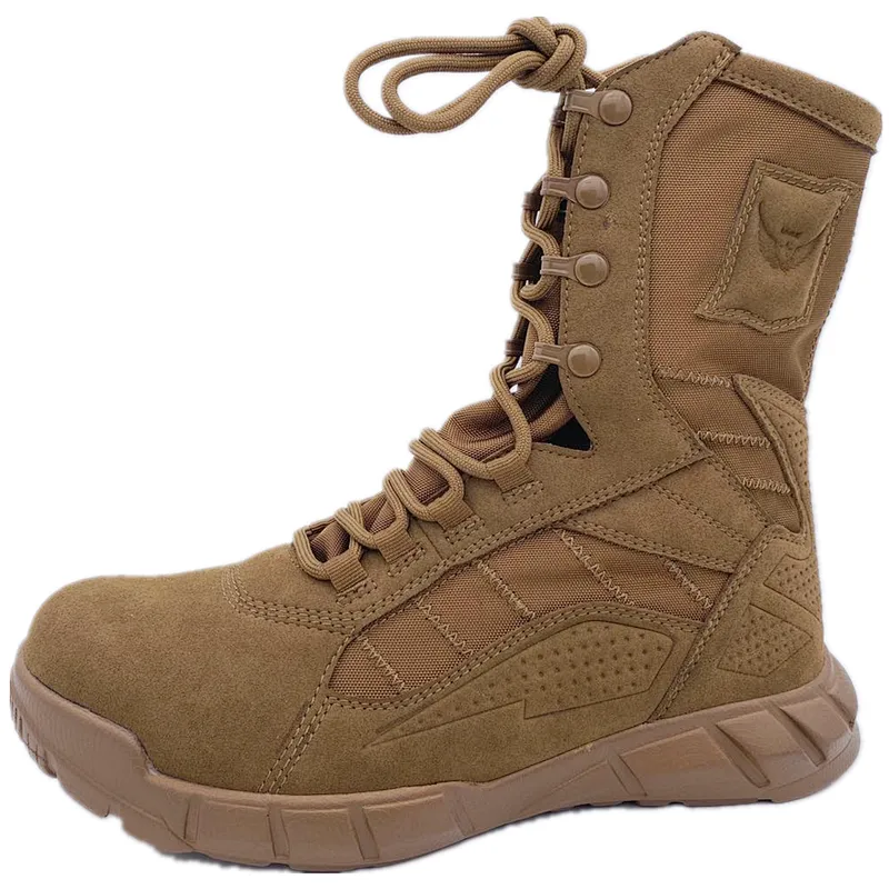 2020 new style suede cow leather army tactical military desert boots