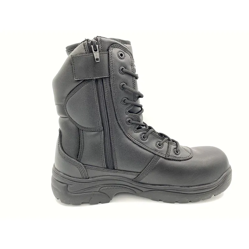 2020 new style Outdoor Military Tactical Black Leather Boots