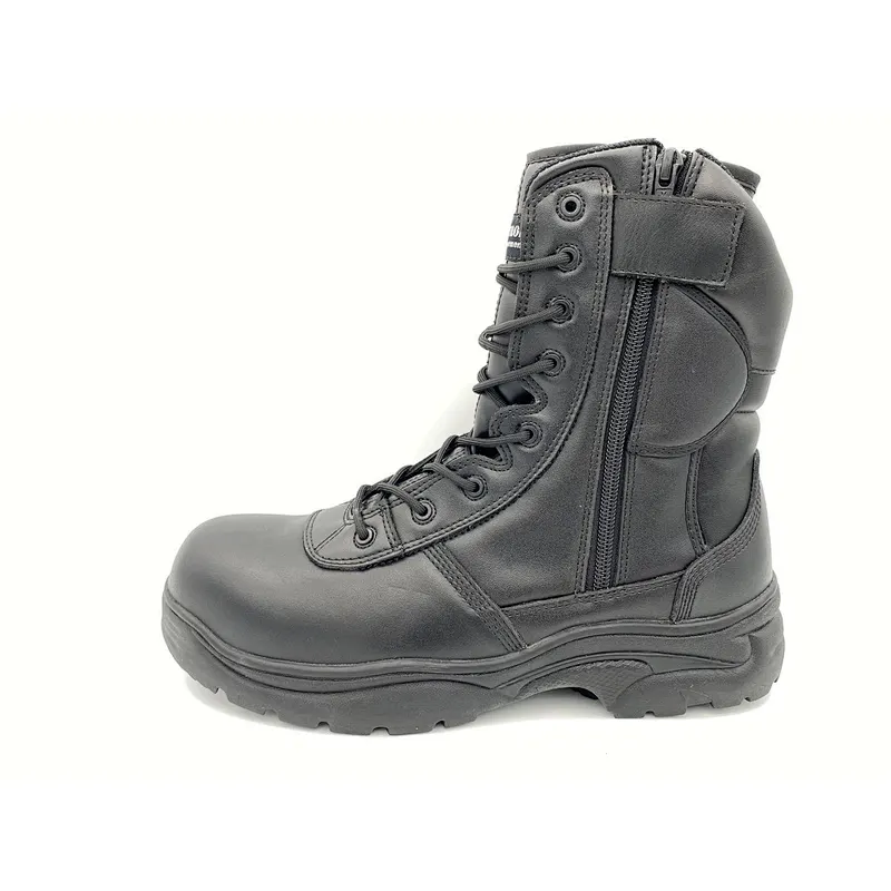 2020 new style Outdoor Military Tactical Black Leather Boots
