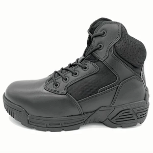 2020 new style Outdoor Military Tactical Black Leather Boots