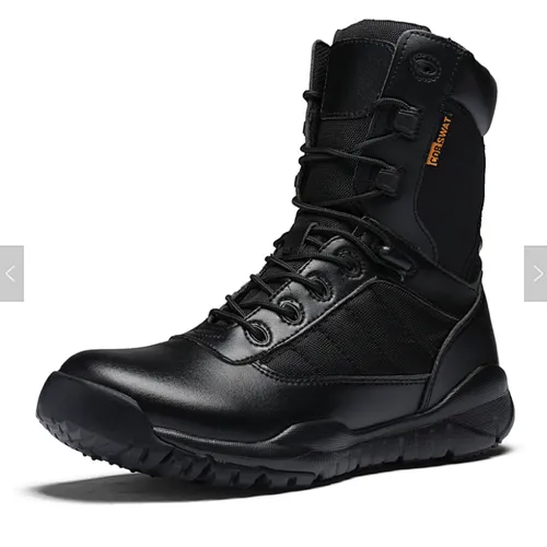 China factory comfortable boots army police military boots