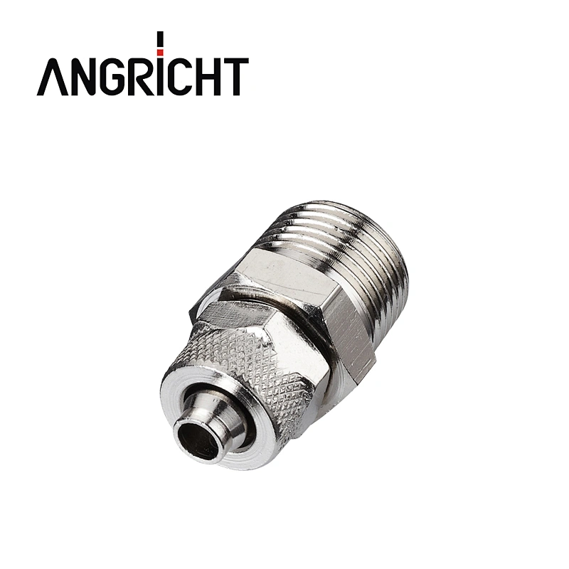 RPC push on BSP thread knurled Pneumatic Rapid Screw metal Connector ...