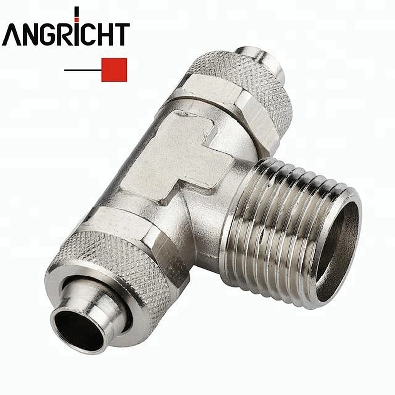 RPC push on BSP thread knurled Pneumatic Rapid Screw metal Connector ...